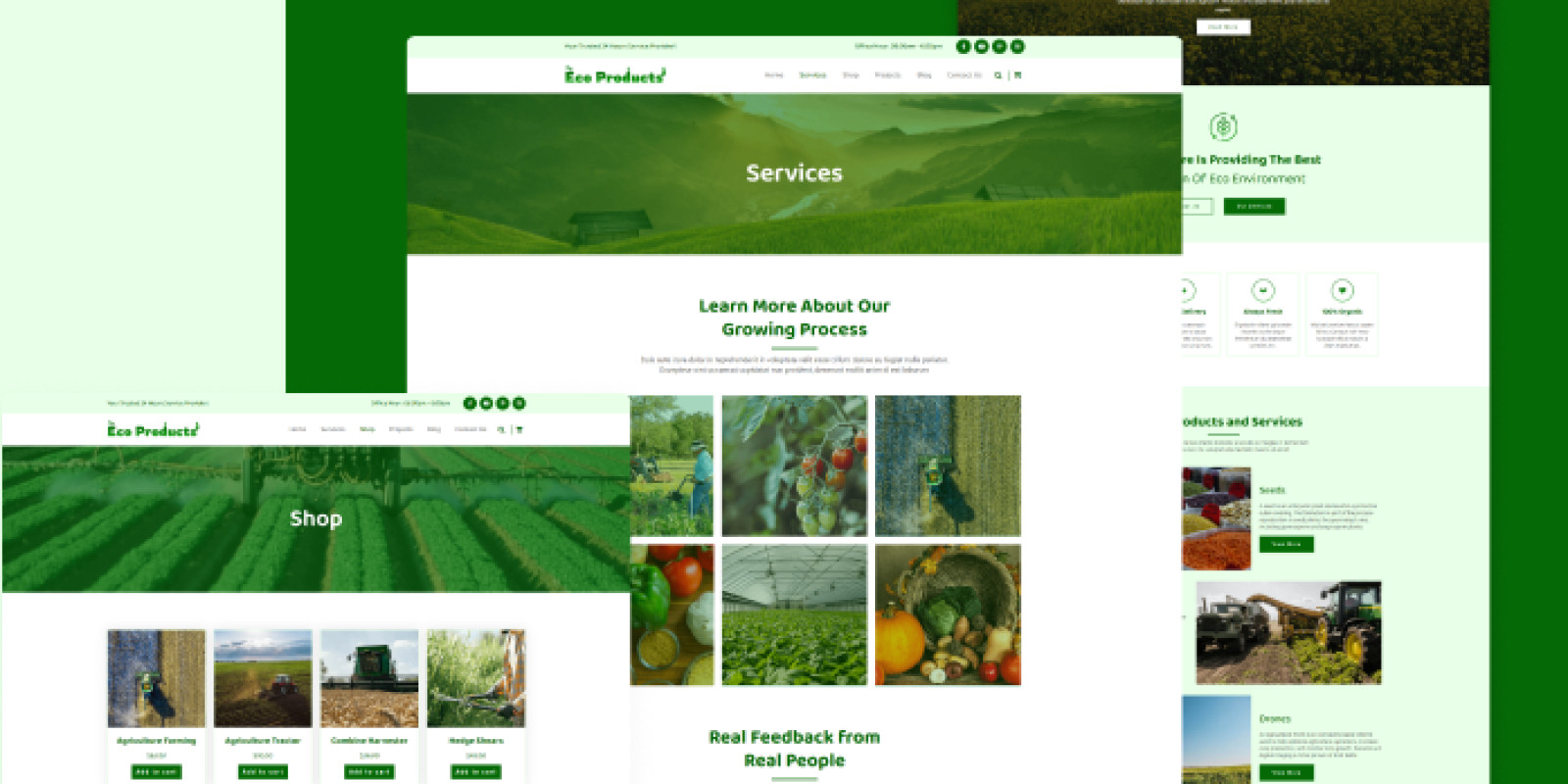 Eco - Farming Selling WooCommerce FSE Theme